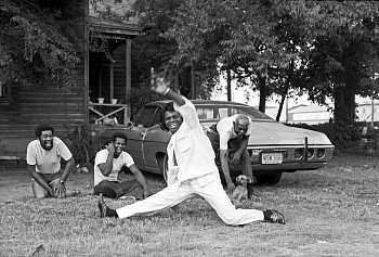 Harry Benson - Z James Brown Does the Split, Augusta, GA; edition of 35