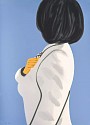 Alex Katz, Vivien in White Coat; edition 5/60
2021, Silkscreen in colors on Saunders 425 gsm paper