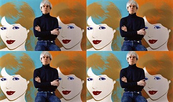 Harry Benson -&nbsp;Z Andy Times Four with Pia Zadora in background, The Factory, NYC