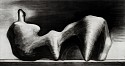 Henry Moore, Stone Reclining Figure; edition of 10 + 4 AP
1980, etching, aquatint and drypoint in deeply saturated black ink on Magnani paper