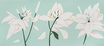 Alex Katz -&nbsp;Z White Lilies; edition of 50