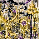 Kenny Scharf, Furungle (Yellow); edition / 25
2021, Archival Pigment Photographpigment ink with silkscreened high gloss varnish and iamond dusk