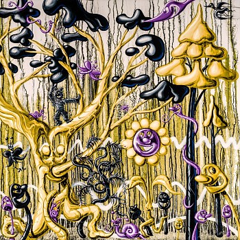 Kenny Scharf -&nbsp;Furungle (Yellow); edition / 25