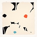 Donald Sultan, Z White Poppies with Colors; edition of 40
2026, Color silkscreen with enamel inks, flocking, and tar-like texture on Rising 4-ply museum board