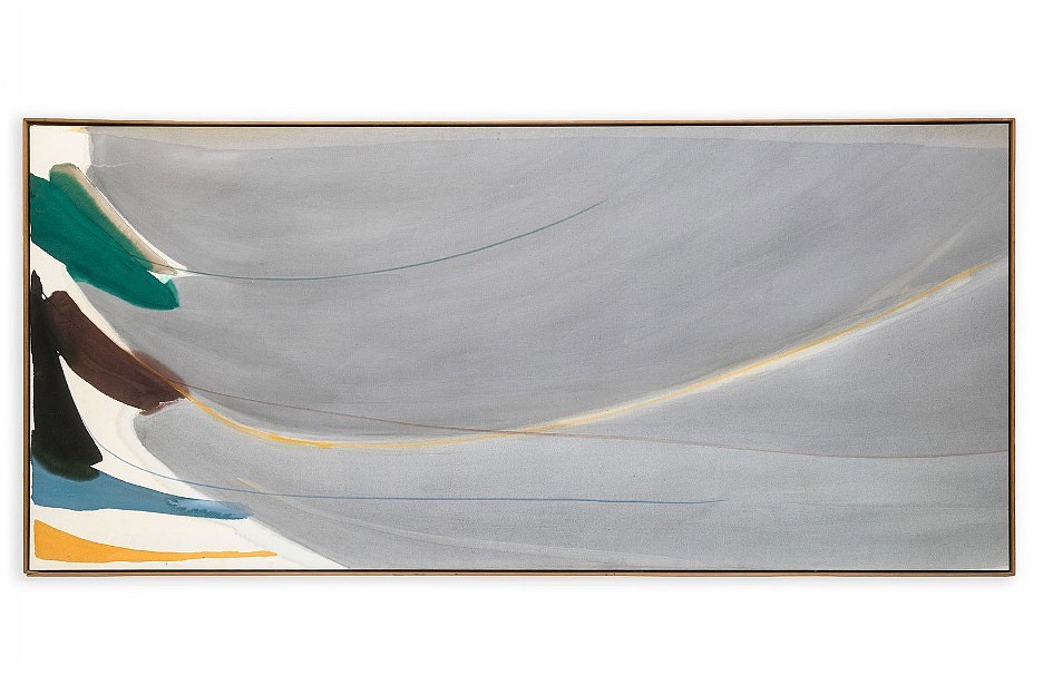 Larry Zox, Grey Swell, 1976
Acrylic on canvas, 44 x 97 in.
ZOX00007