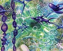 Kenny Scharf, Z Kelp Us (from Woodz 'N Thingz portfolio); edition of 40
2023, Archival pigment ink print with silkscreened high gloss varnish and diamond dust on Innova Etching Cotton Rag 315 gsm fine art paper