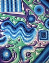 Kenny Scharf, Z Things (from Woodz 'N Thingz portfolio); edition of 40
2023, Archival pigment ink print with silkscreened high gloss varnish and diamond dust on Innova Etching Cotton Rag 315 gsm fine art paper